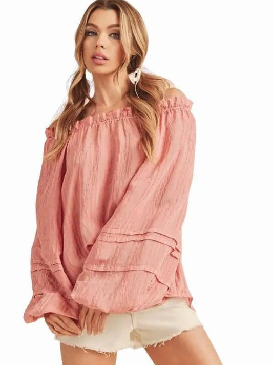 Evie Living in Pink Top