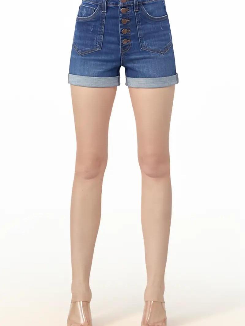 Picnic Patch Risen Pocket Roll Up Shorts