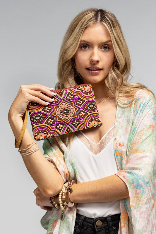 Handmade Lucy Beaded Clutch