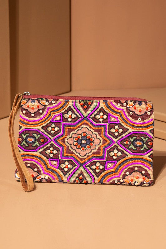 Handmade Lucy Beaded Clutch