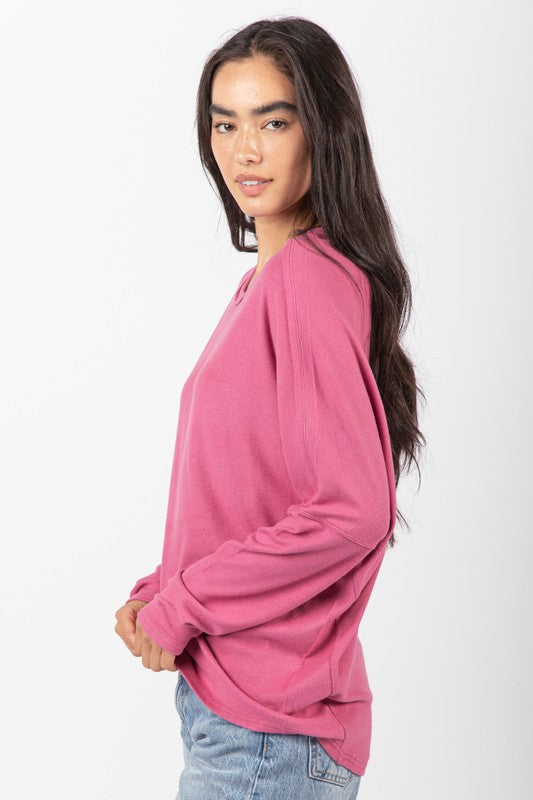 Elegant Comfy Dolman Sleeve Oversized Knit Top (2 Options)