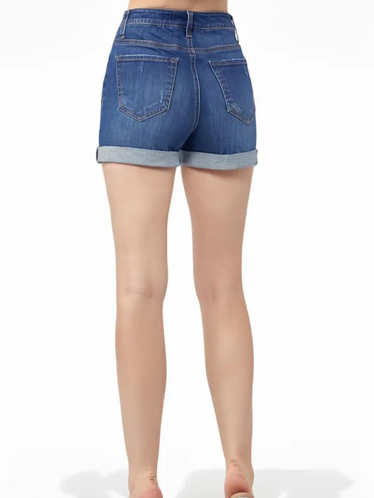 Picnic Patch Risen Pocket Roll Up Shorts