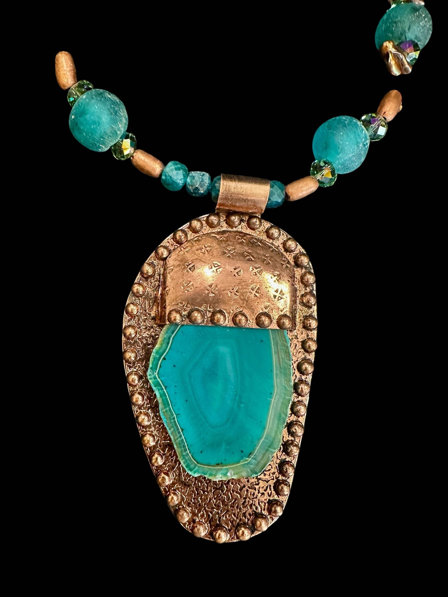 Copper Agate Adjustable art Piece