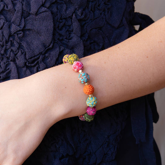Threaded Kantha Classic Bracelet