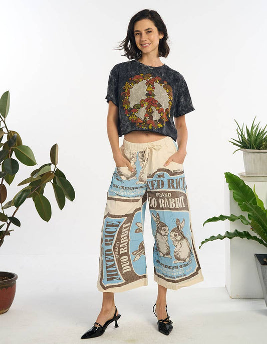 Boho Sak Cotton Wide Leg Pants (3 Options)