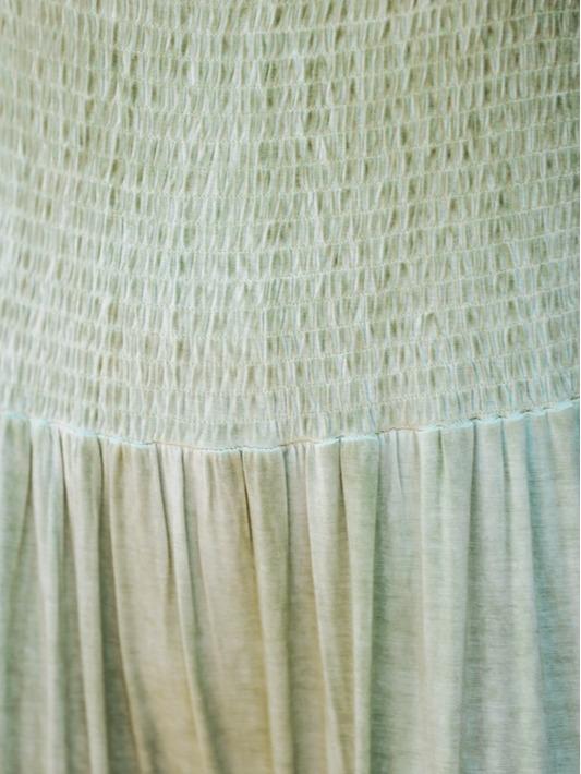 Touch of Elegance Washed Tiered Spaghetti Dress