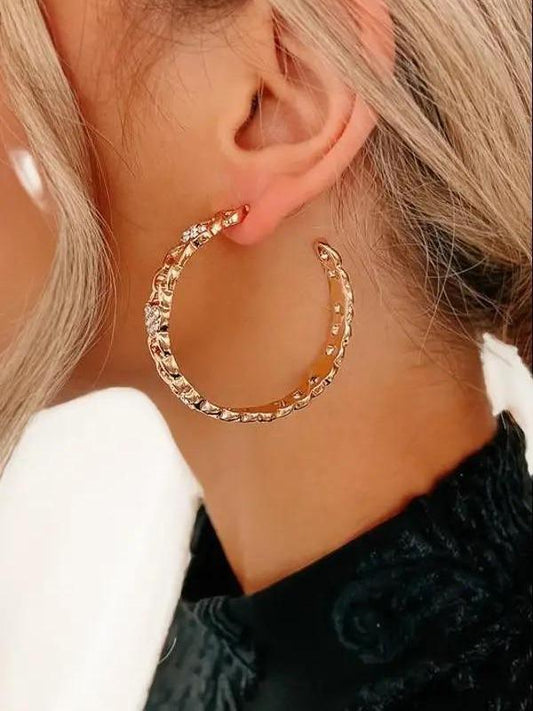 Brandy's Golden Heart Hoops
