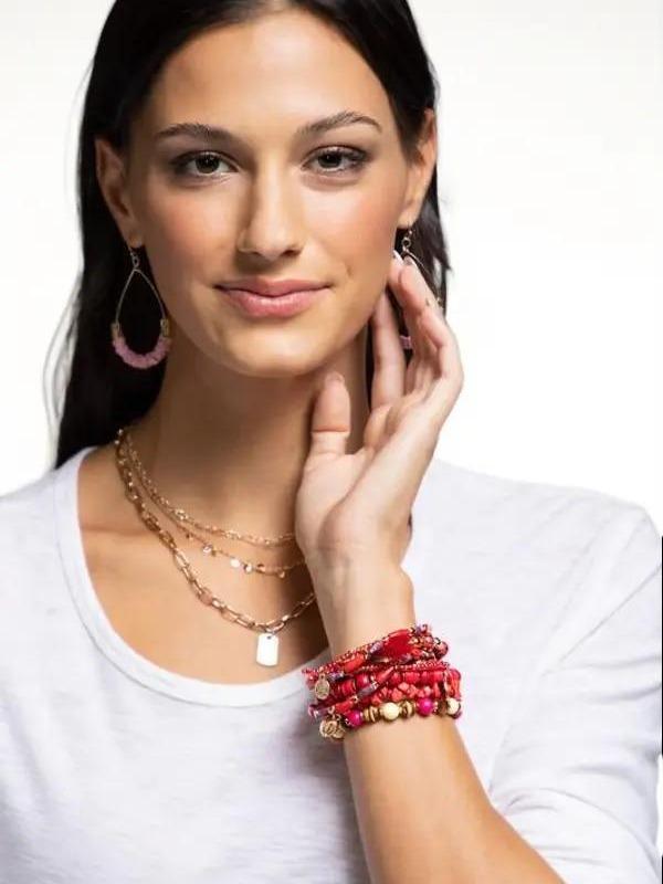 Adding Style Beaded Multi Layered Bracelet