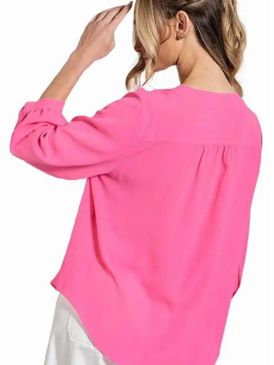 Classy V Neck Blouse (2 Options)