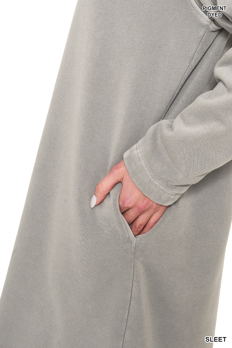 Buttery Soft Fleece Sweatshirt Dress
