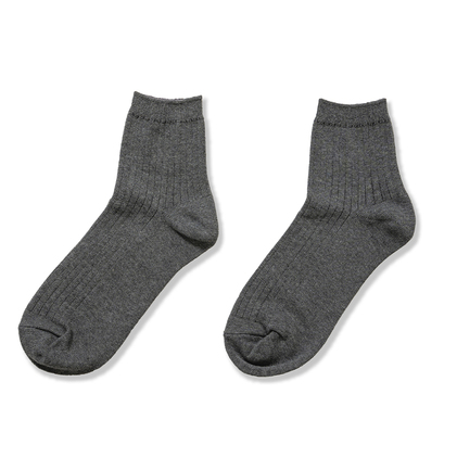Cotton Crew Socks (5 Options)