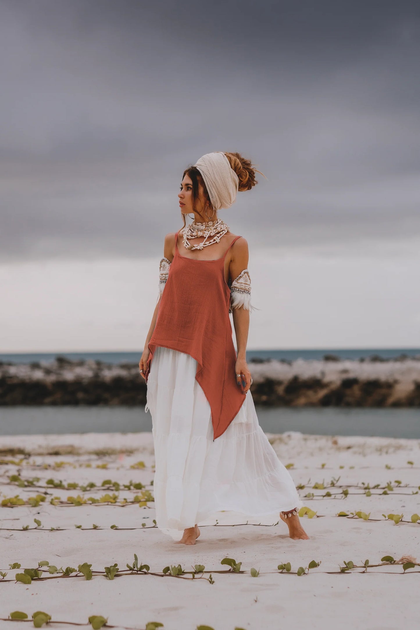 Cotton Top Calypso Rust