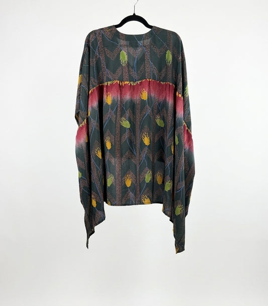 Griselda Flowy Silk Top 1000-04