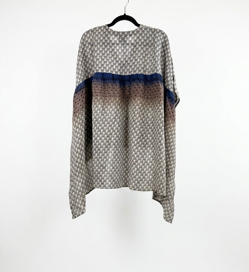 Griselda Flowy Silk Top 1000-10