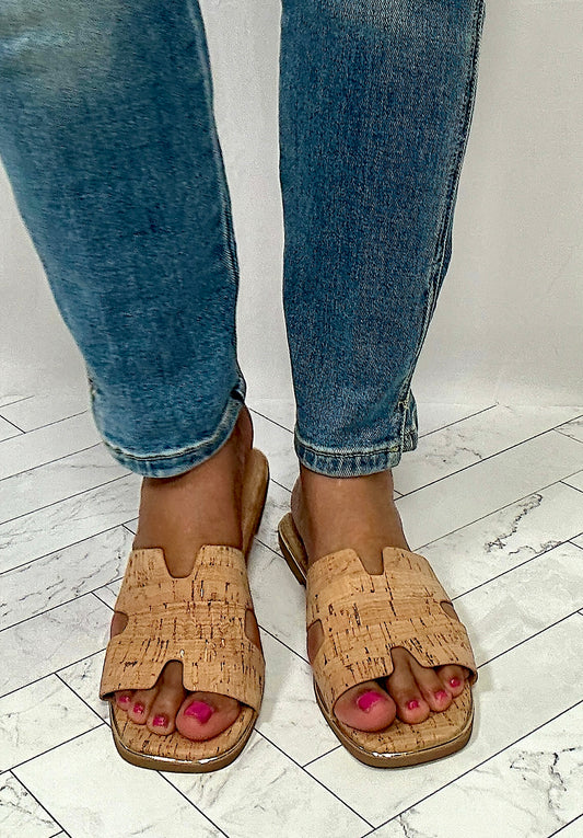 Walking in Comfort Corkys Picture Perfect Flat Sandals (3 Options)