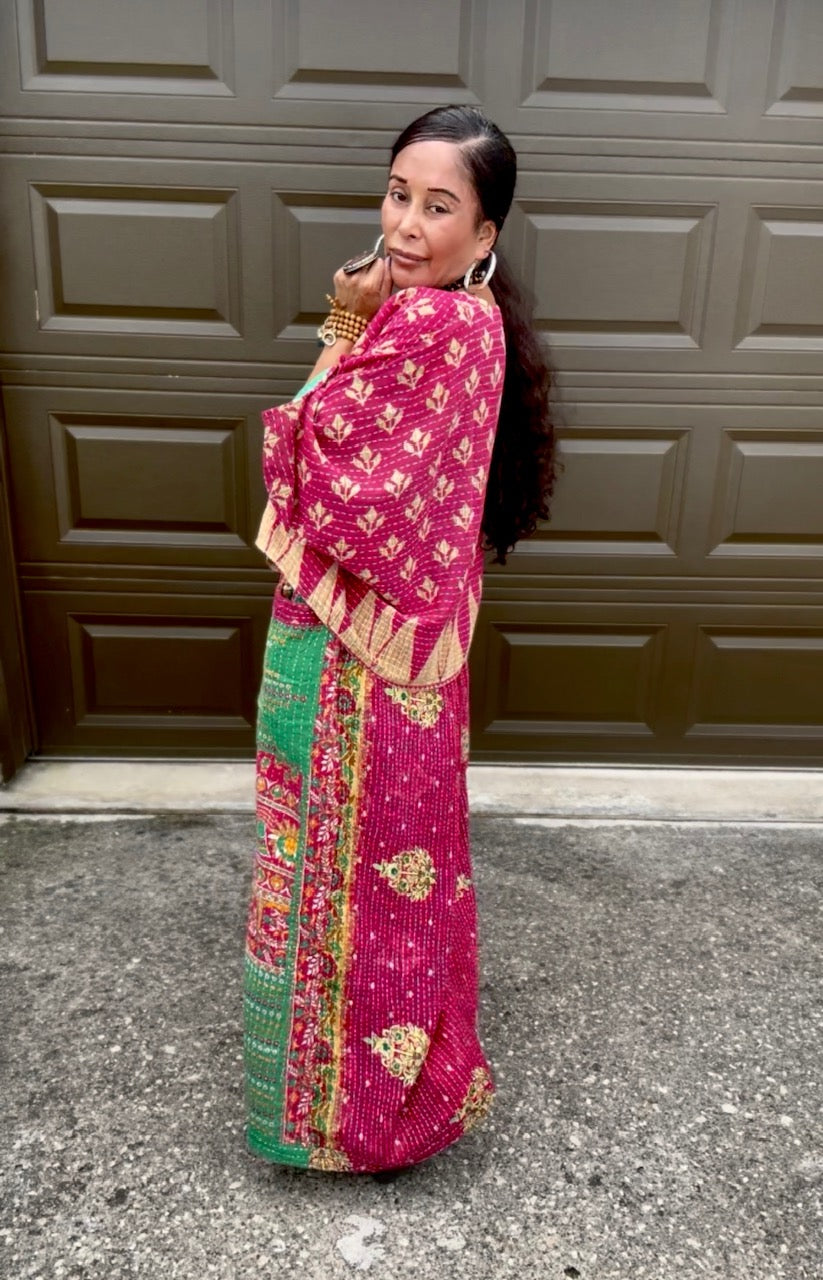 Everyday Amaya Wide Leg Kantha Pants (S-2X)