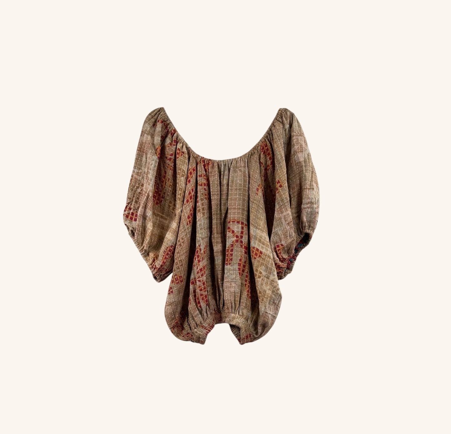 Wildflower Bloom Kantha Top 1000-16
