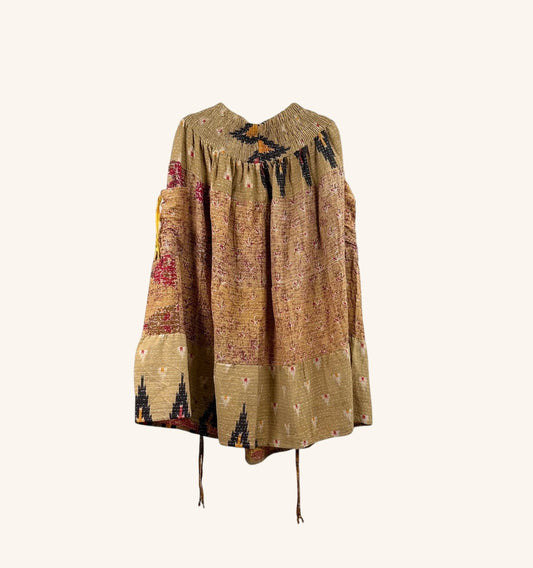 Earthbound Midi Kantha Skirt 1000-08