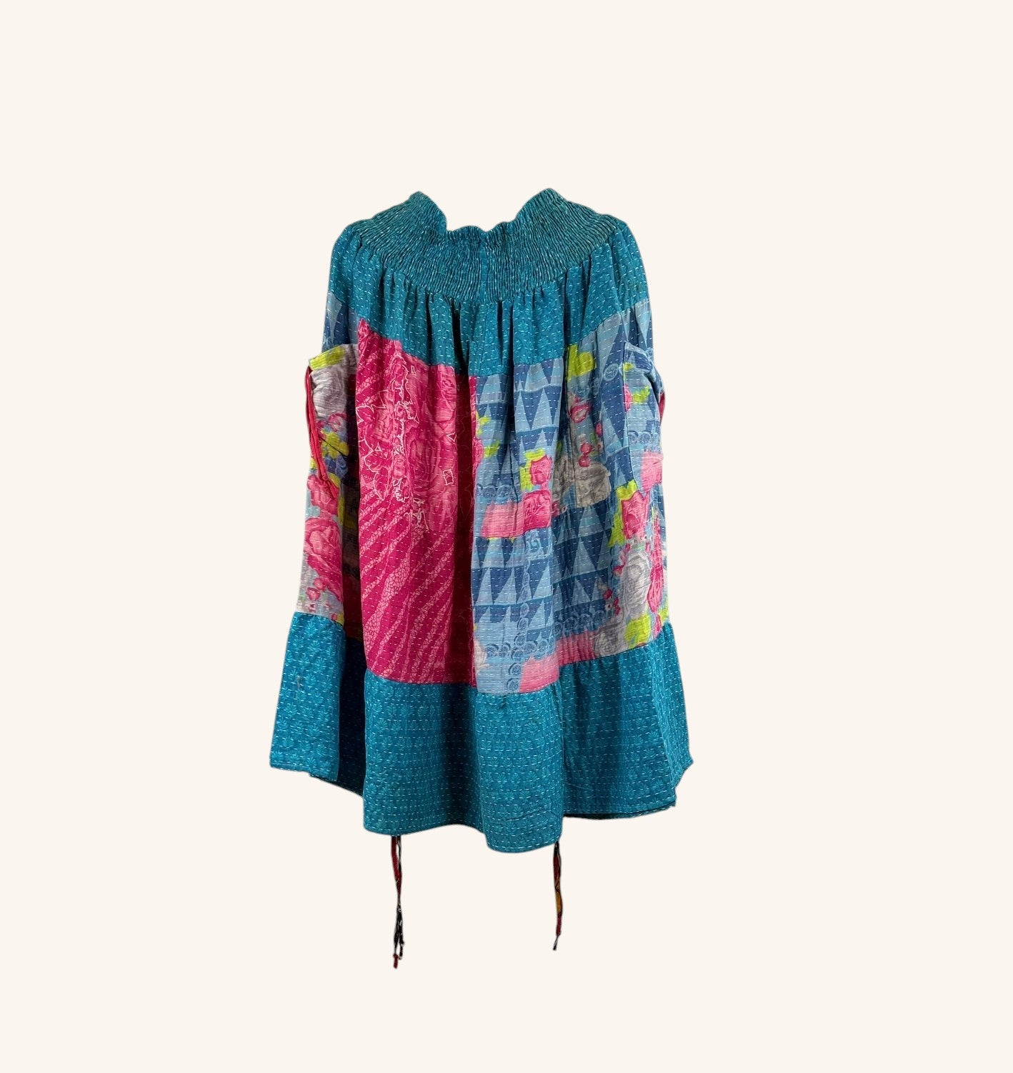 Earthbound Midi Kantha Skirt 1000-09