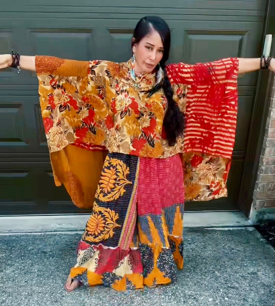 Griselda Flowy Silk Top