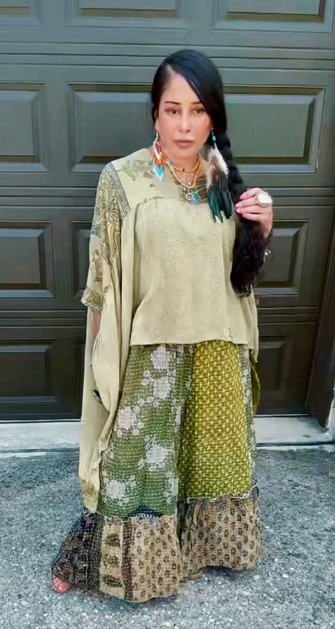 Griselda Flowy Silk Top