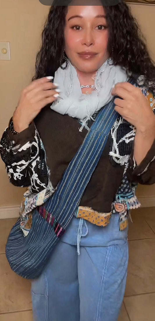 Mineral Washed Tiered Pants