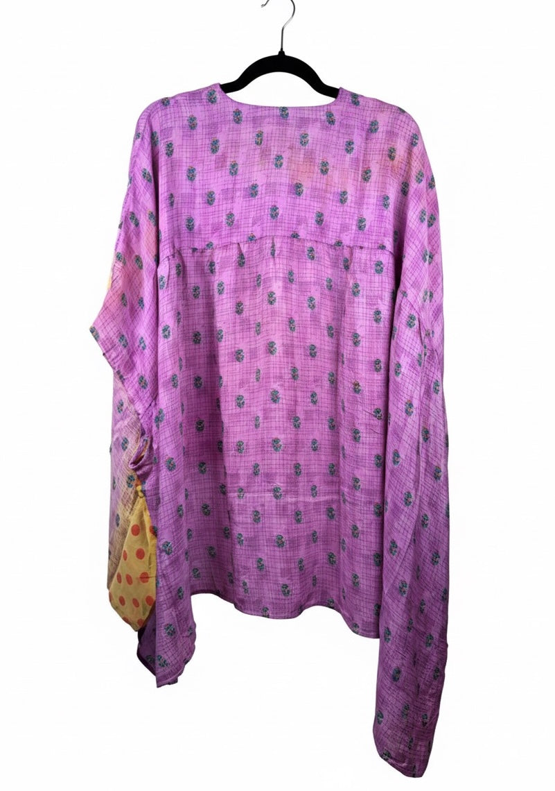 Griselda Flowy Silk Top 1000-08