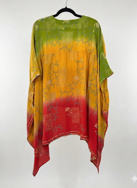 Griselda Flowy Silk Top 1000-26