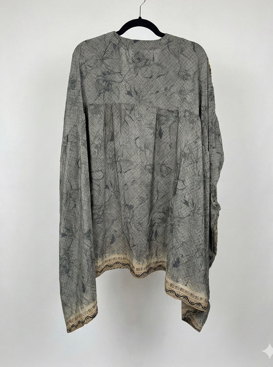 Griselda Flowy Silk Top 1000-34