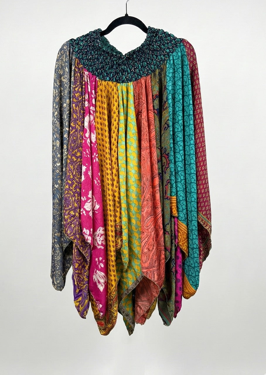 Sunrose Silk Patch Skirt 1000-01