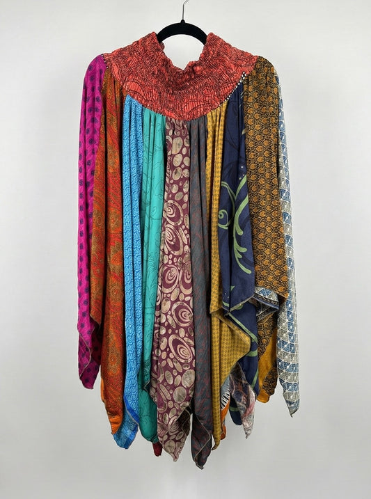 Sunrose Silk Patch Skirt 1000-05