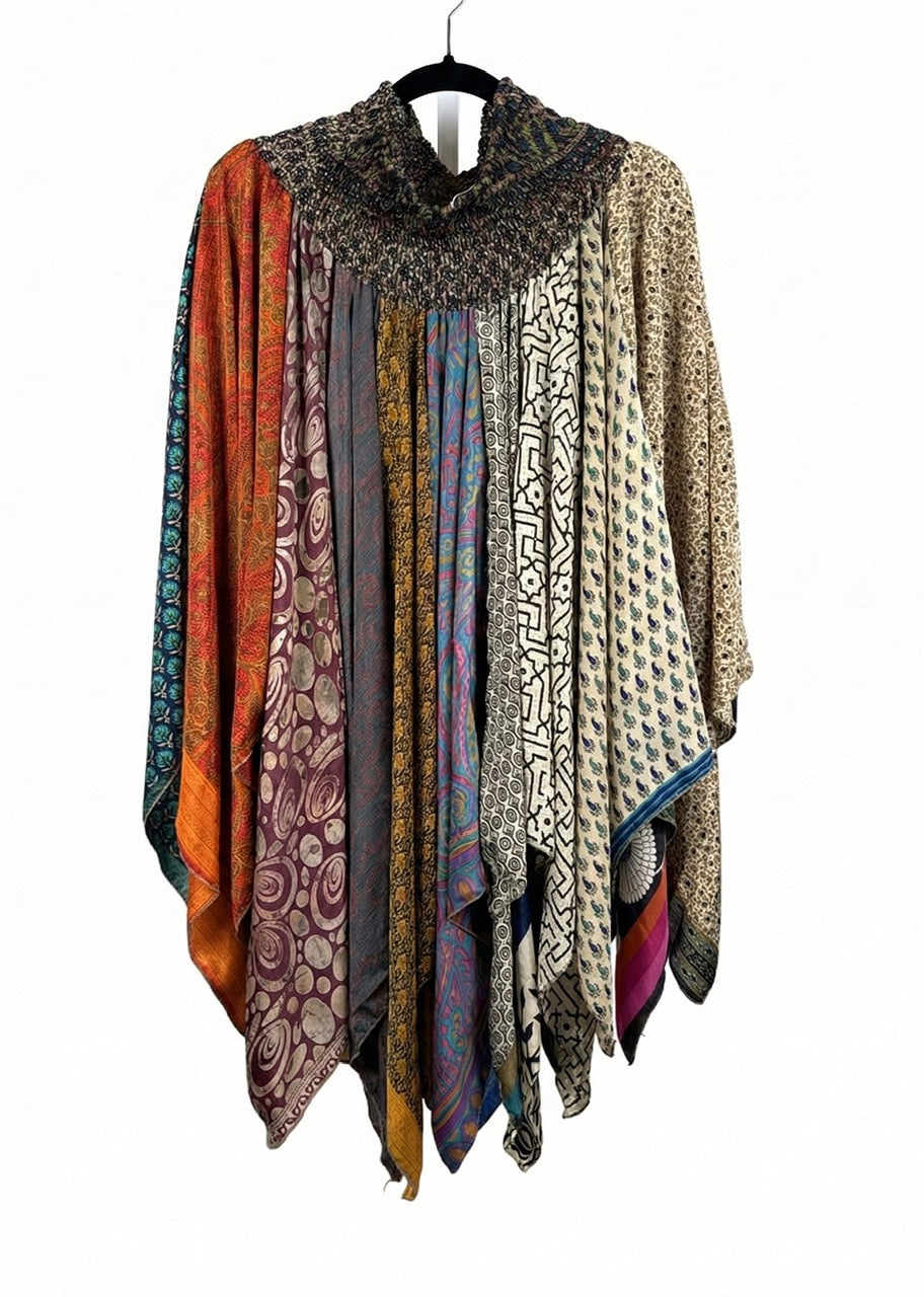 Sunrose Silk Patch Skirt 1000-07