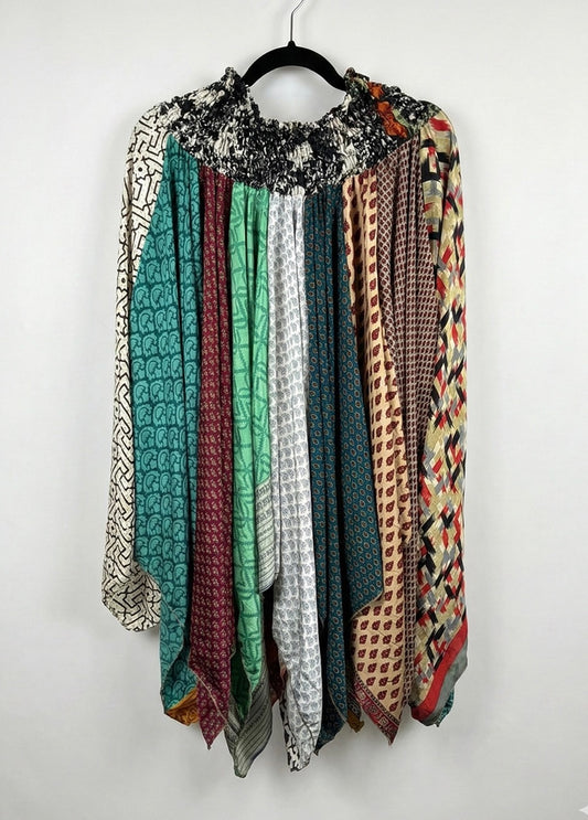 Sunrose Silk Patch Skirt 1000-11