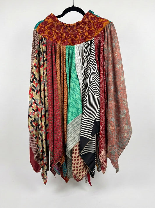 Sunrose Silk Patch Skirt 1000-12