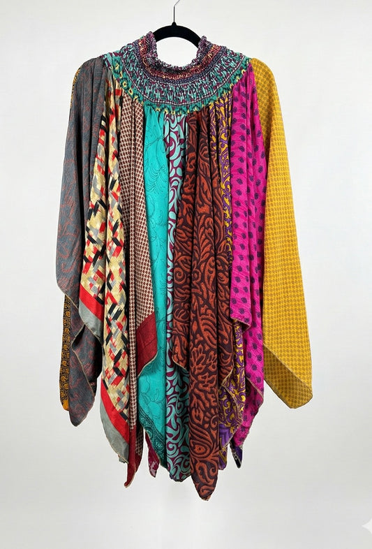 Sunrose Silk Patch Skirt 1000-14