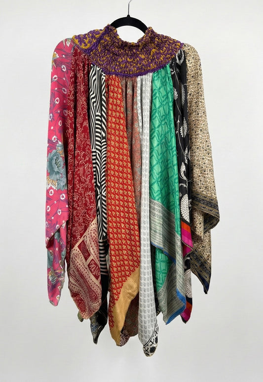 Sunrose Silk Patch Skirt 1000-16