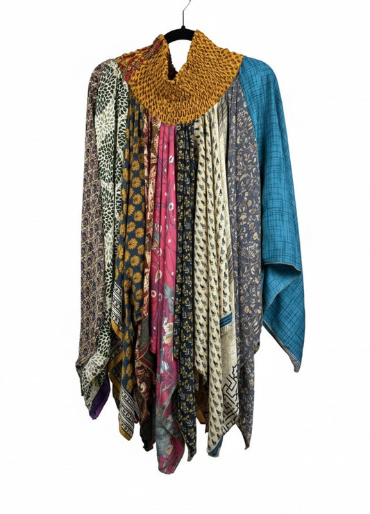 Sunrose Silk Patch Skirt 1000-20