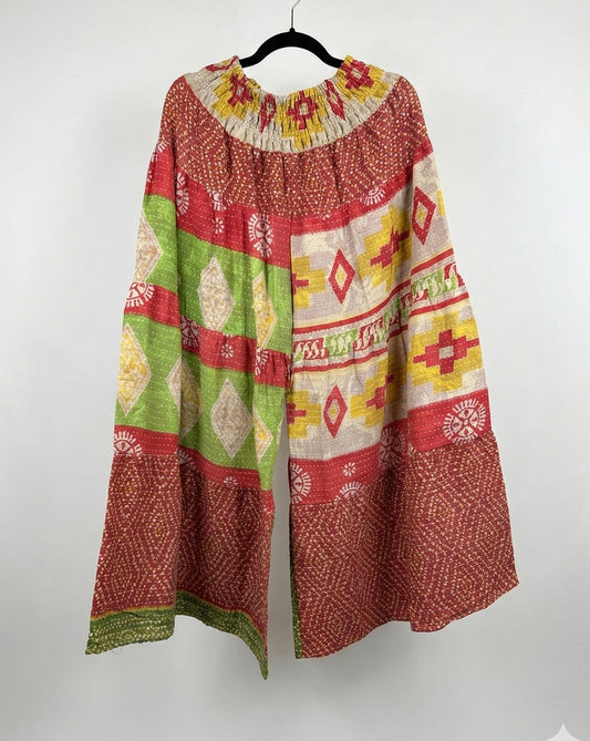 Beloved Rosa 3-Layered Kantha Pants (S-XL) 1000-09