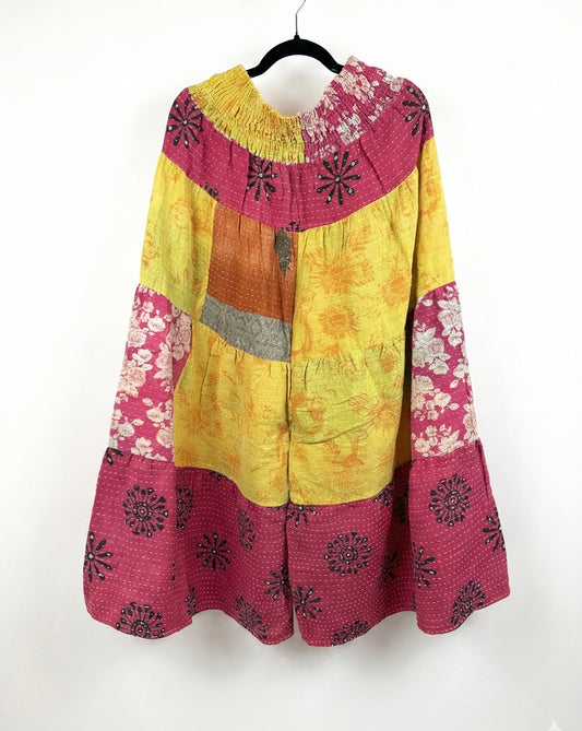 Beloved Rosa 3-Layered Kantha Pants (S-3X) 1000-08