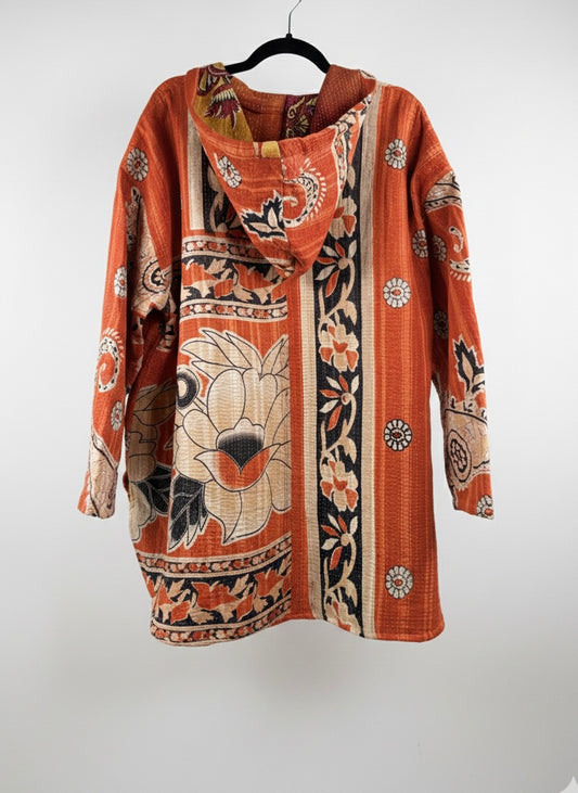 Moon Spirit Fine Kantha Hoodie 1000-01