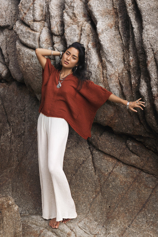 Sola Butterfly Top Rust