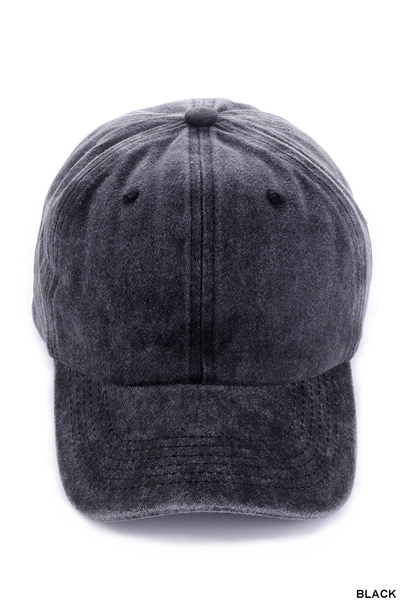 Vintage Washed Baseball Cap (5 Options)