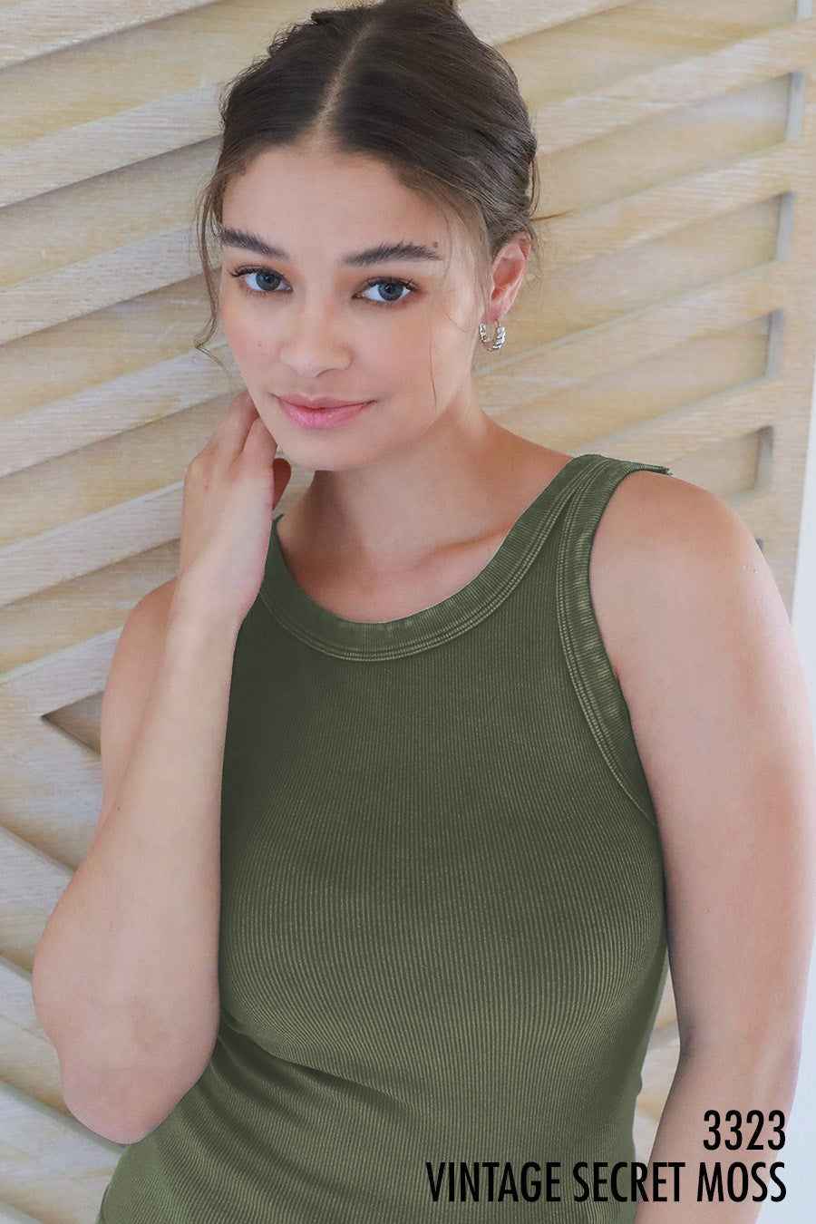 Styling Vintage Seamless Reversible Ribbed Tank (14 Options)