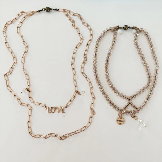 Believe | Love | Crystal Boho Wrap Duo Bundle