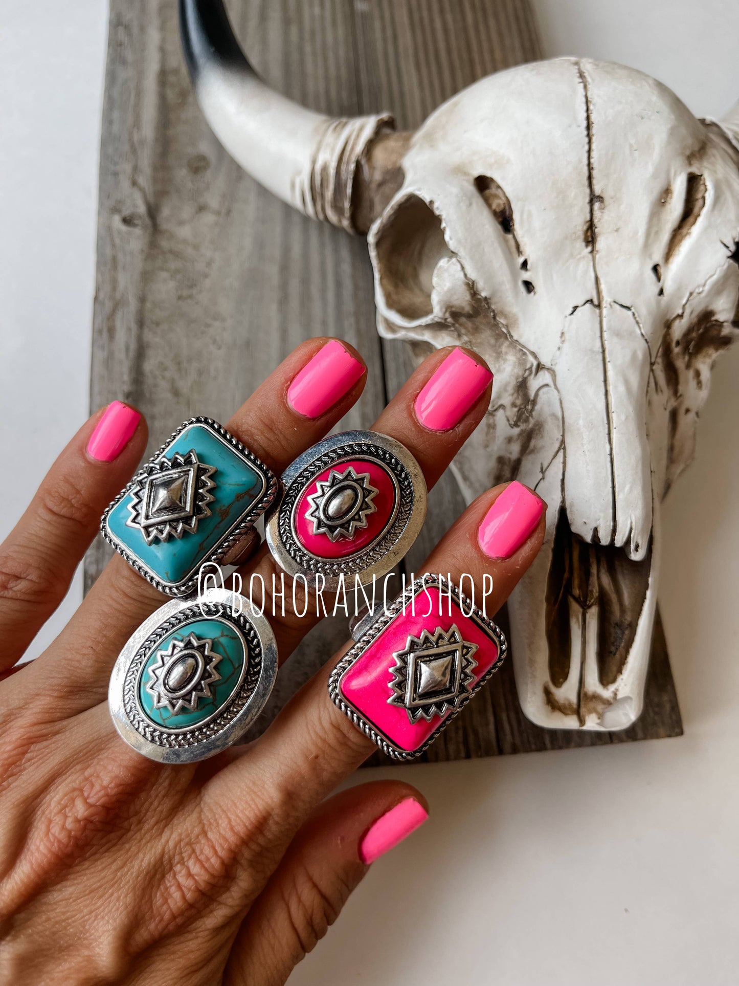 Western Aztec Stretch Ring