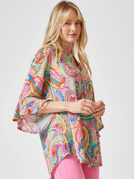 Feeling the Breeze Lizzy Pink Top