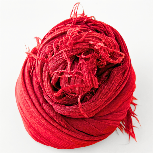 The Just Breathe Scarf in Poppy