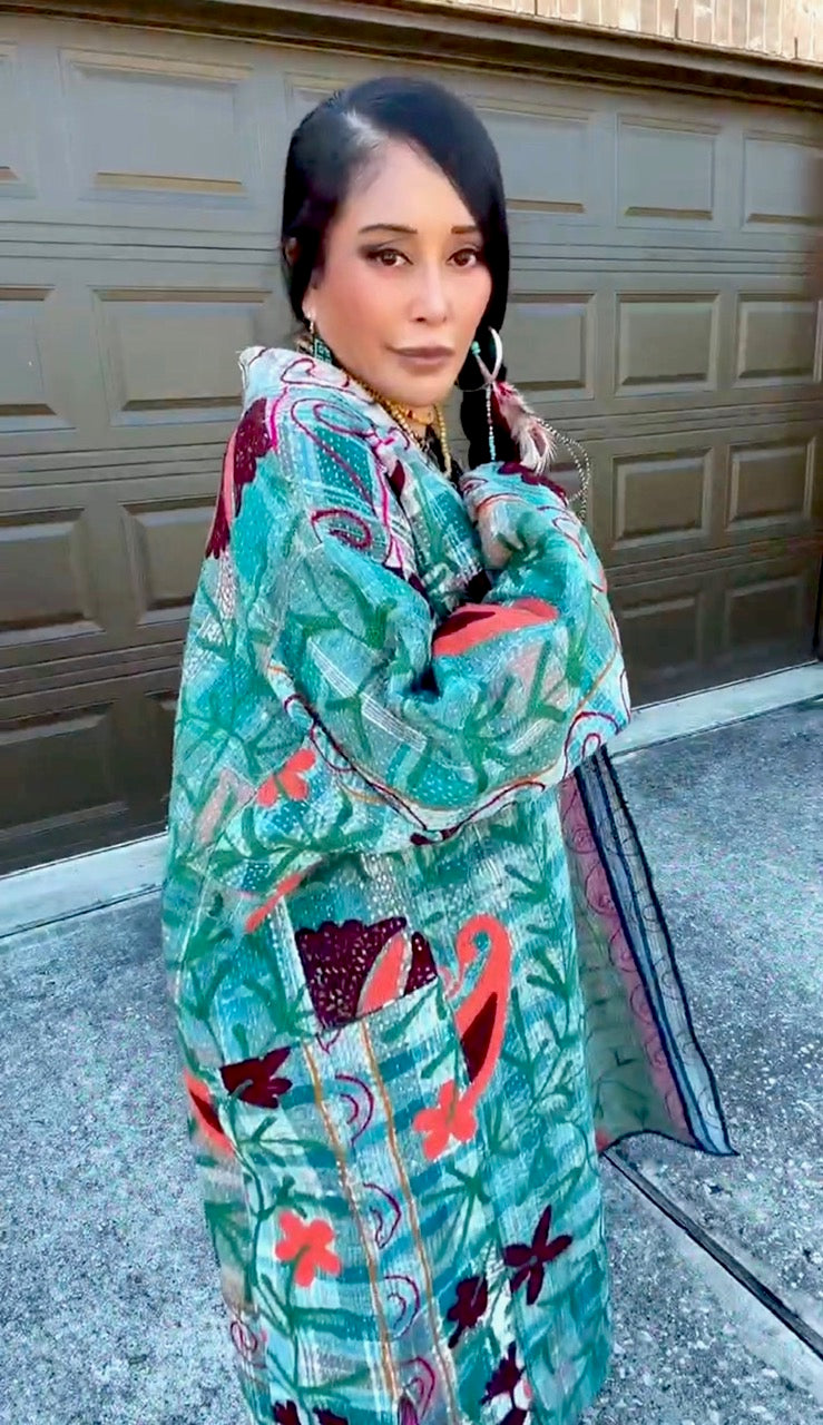 Sunspell Suzani Kantha Coat