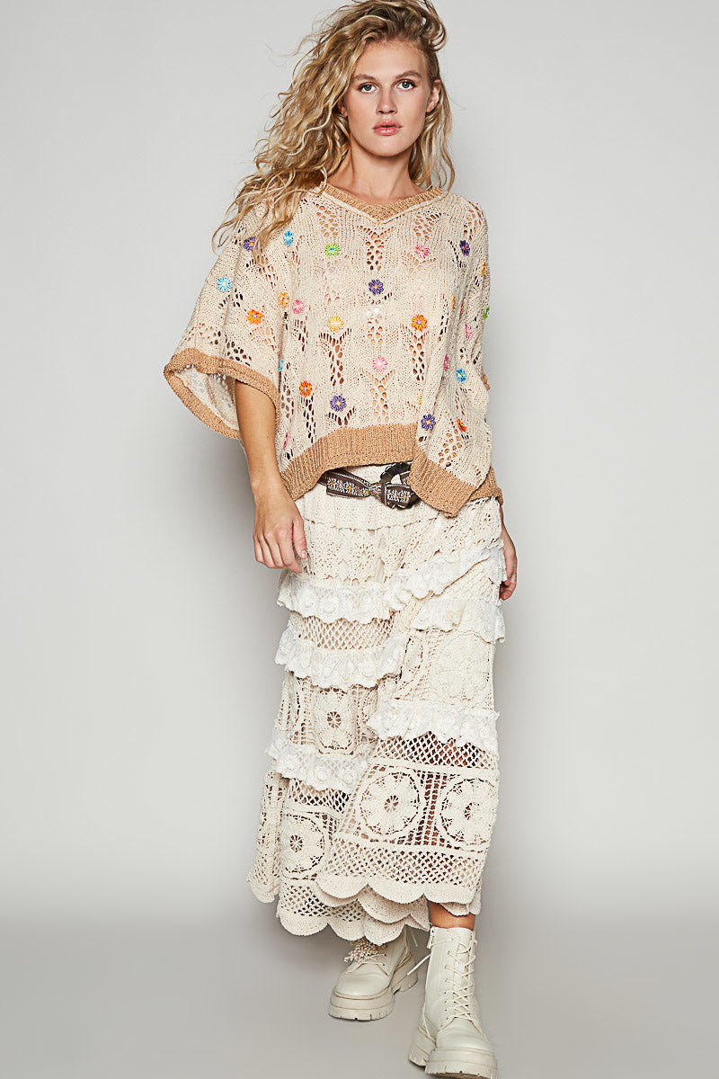 Latte Sleeveless Sweater