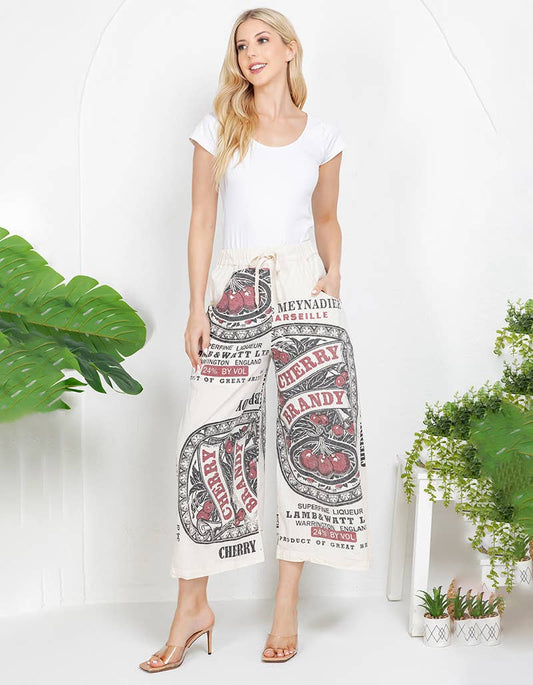 Boho Sak Cotton Wide Leg Pants (3 Options)